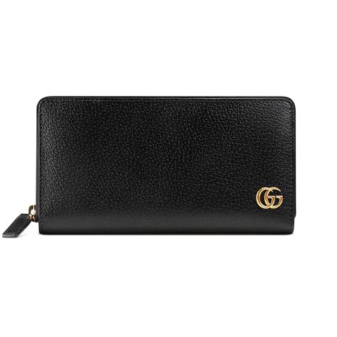 gucci - gg marmont leather wallet|gucci marmont zip around wallet.